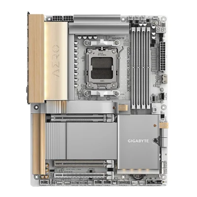 Gigabyte X870E AERO X3D WOOD, AM5, DDR5, Wi-Fi 7, Dual 5GbE Дънна платка