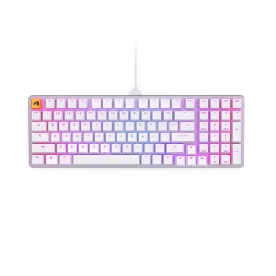 Glorious GMMK 2 Full Size White Геймърска механична клавиатура с Glorious Fox суичове