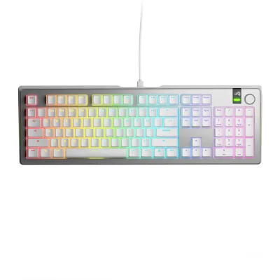 Glorious GMMK 3 Pro Prebuilt Full-Size Hot-swappable Silver Геймърска механична клавиатура с Glorious Fox суичове