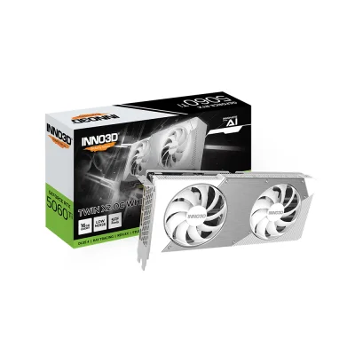 INNO3D GeForce RTX 5060 Ti TWIN X2 OC WHITE 16 GB GDDR7 Видео карта