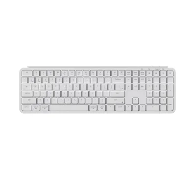 Keychron B6 Pro Ultra-Slim Ivory White Безжична клавиатура с тихи Scissor суичове