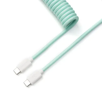 Keychron Coiled Aviator Custom Mint Кабел за клавиатура