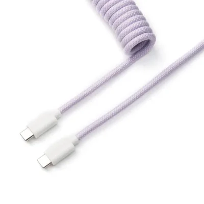 Keychron Coiled Aviator Custom Light Purple Кабел за клавиатура