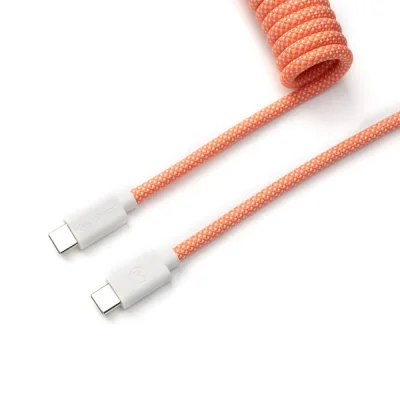 Keychron Coiled Aviator Custom Pink Orange Кабел за клавиатура