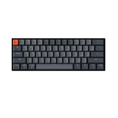 Keychron K12 Hot-Swappable 60% RGB Геймърска механична клавиатура с Gateron G Pro Red суичове