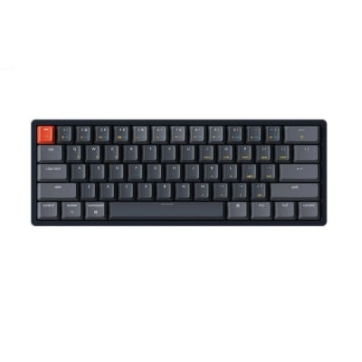 Keychron K12 Hot-Swappable Aluminum 60% RGB Геймърска механична клавиатура с Gateron G Pro Red суичове
