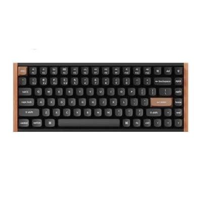 Keychron K2 HE Special Edition Black QMK/VIA Hot-swappable Безжична геймърска механична клавиатура с Gateron Double-Rail Magnetic Nebula регулируеми суичове
