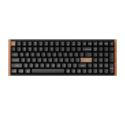 Keychron K4 HE Special Edition Black QMK/VIA Hot-swappable Безжична геймърска механична клавиатура с Gateron Double-Rail Magnetic Nebula регулируеми суичове