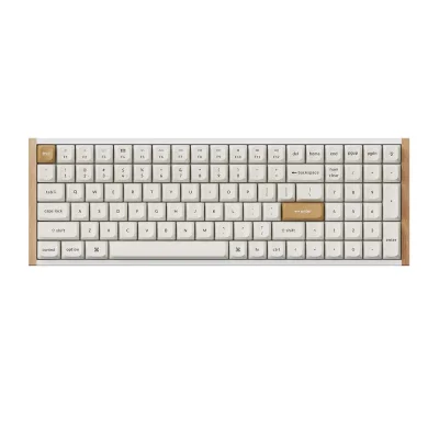 Keychron K4 HE Special Edition White QMK/VIA Hot-swappable Безжична геймърска механична клавиатура с Gateron Double-Rail Magnetic Nebula регулируеми суичове