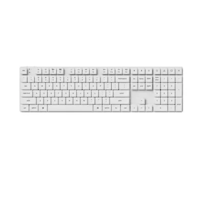 Keychron K5 Pro Full-Size White LED QMK Безжична нископрофилна геймърска механична клавиатура с Gateron Low Profile Blue суичове