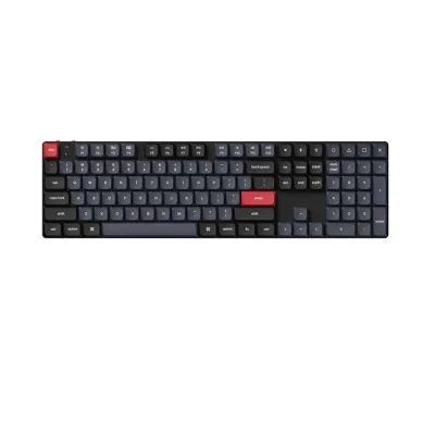 Keychron K5 Pro Full-Size QMK RGB Hot-Swappable Безжична нископрофилна геймърска механична клавиатура с Gateron Low Profile Red суичове