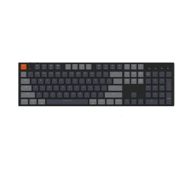 Keychron K5 RGB Aluminum Безжична нископрофилна геймърска механична клавиатура с Gateron Low Profile Blue суичове
