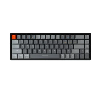 Keychron K6 Aluminum 65% RGB LED Геймърска механична клавиатура с Gateron G Pro Blue суичове