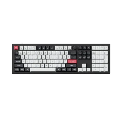 Keychron Q6 HE Carbon Black QMK Hot-swappable Knob Безжична геймърска механична клавиатура с Gateron Double-Rail Magnetic Nebula регулируеми суичове