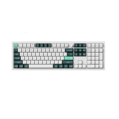 Keychron Q6 HE Shell White QMK Hot-swappable Knob Безжична геймърска механична клавиатура с Gateron Double-Rail Magnetic Nebula регулируеми суичове