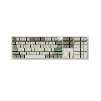 Keychron Q6 Max QMK/VIA Hot-swappable Wireless Knob Shell White Безжична геймърска механична клавиатура с Gateron Jupiter Brown суичове
