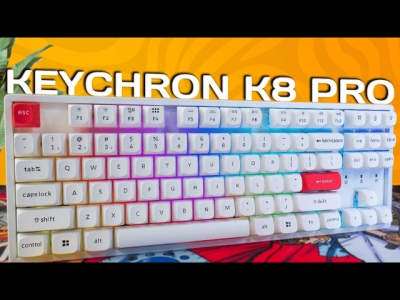 Безжична механична геймърска клавиатура, която трябва да видите - Keychron K8 Pro ревю