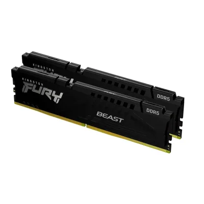 Kingston FURY Beast Black 64GB (2x32), DDR5, 5200 MHz, CL40, Intel XMP и AMD EXPO Рам памет