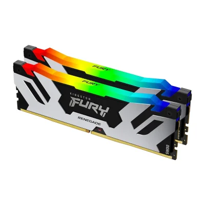 Kingston FURY Renegade Silver/Black RGB 48GB (2x24), DDR5, 8400 MHz, CL40 Рам памет