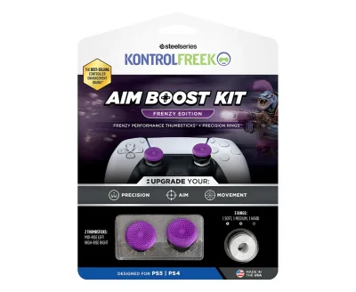 KontrolFreek AIM Boost Kit Frenzy Edition Purple Геймърски комплект за PlayStation 5 Dual Sense и PlayStation 4 Dual Shock