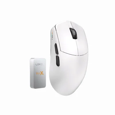 Lamzu Maya X 8K Wireless White Безжична геймърска мишка