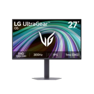LG UltraGear 27G550B-B 27" IPS, 300Hz, 1ms, Full HD (1920 x 1080), AMD FreeSync Premium, G-SYNC Compatible, HDR10 Геймърски монитор