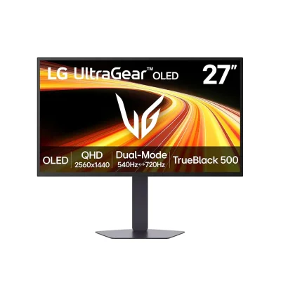 LG UltraGear 27GX790B-B 27" OLED, Dual Mode QHD 540Hz / HD 720Hz, 0.02ms, QHD (2560 x 1440), AMD FreeSync Premium Pro, VESA DisplayHDR True Black 500 Геймърски монитор