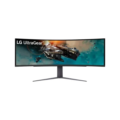 LG UltraGear 49GR85DC-B 49" VA, 240Hz, 1ms, 32:9, Dual QHD (5120 x 1440), FreeSync Premium Pro, DisplayHDR 1000, 1000R Curved Извит геймърски монитор