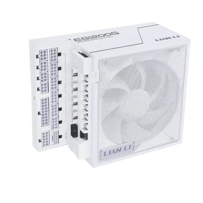 Lian Li EDGE Gold 1200W White, 80 Plus Gold, Модулно, PCIe Gen 5.1, ATX 3.1 Захранване за компютър