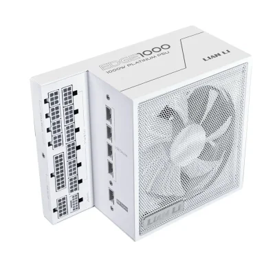 Lian Li EDGE Platinum 1000W White, 80 Plus Platinum, Модулно, PCIe Gen 5.1, ATX 3.1 Захранване за компютър