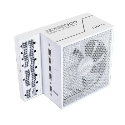 Lian Li EDGE Platinum 1300W White, 80 Plus Platinum, Модулно, PCIe Gen 5.1, ATX 3.1 Захранване за компютър