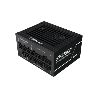 Lian Li SP1000 Black Platinum 1000W, 80 Plus Platinum, SFX, Напълно модулно, PCIe Gen 5.1, ATX 3.1 Захранване за компютър