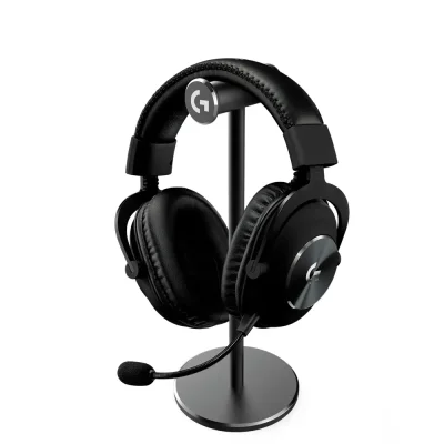 Logitech G PRO X + Stand Компелкт геймърски слушалки с микрофон и поставка за слушалки