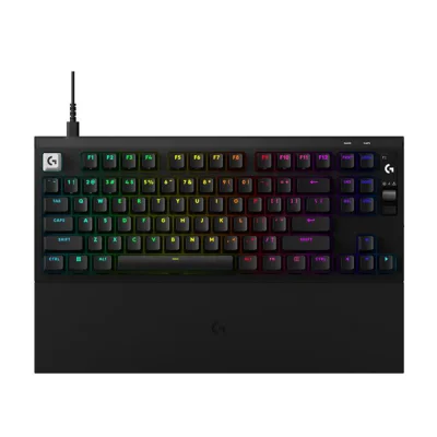 Logitech G PRO X2 RAPID Black TKL 8K Геймърска Hall Effect клавиатура с KS-20 POM магнитни суичове