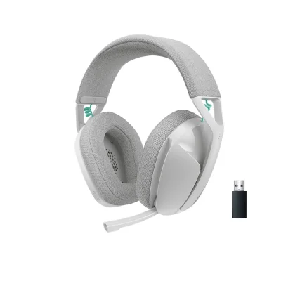 Logitech G321 White Lightspeed Wireless Безжични геймърски слушалки с микрофон