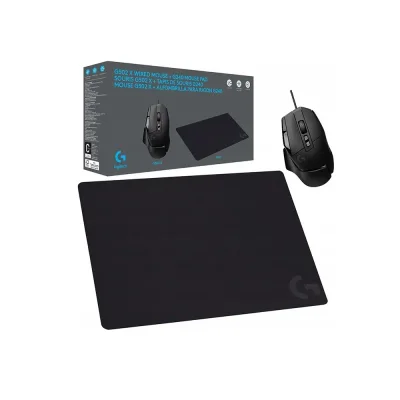 Logitech G502 X Black + G240 Black Геймърски комплект мишка и пад