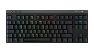 Logitech G515 LIGHTSPEED TKL RGB Black BGR Безжична геймърска механична клавиатура с Low Profile GL Tactile суичове