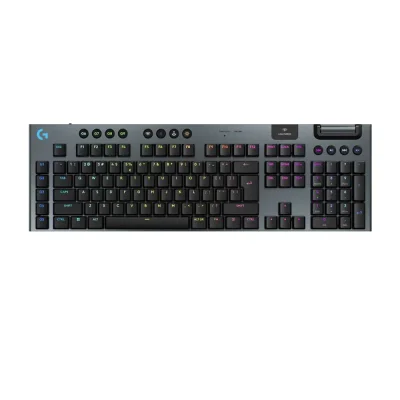 Logitech G915 X Lightspeed Безжична механична геймърска нископрофилна клавиатура с GL Clicky суичове