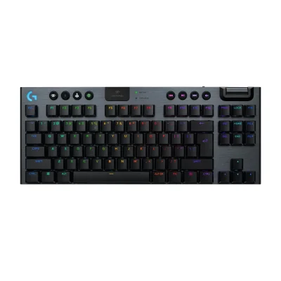 Logitech G915 X Lightspeed TKL Безжична механична геймърска нископрофилна клавиатура с GL Clicky суичове