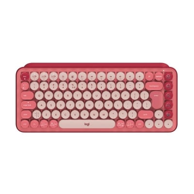 Logitech POP Keys Heartbreaker Rose Безжична механична клавиатура с TTC Brown суичове