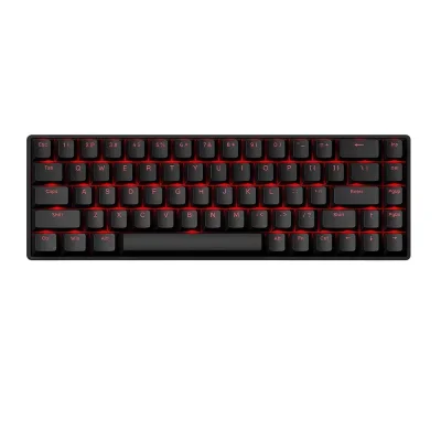 Madlions FIRE 68 PRO Black 8K RGB Геймърска механична клавиатура с Gateron Magnetic Jade регулируеми суичове