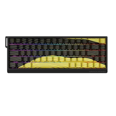 Madlions MAD 68 HE Contour Flagship 8K RGB Геймърска механична клавиатура с Magnetic Amber Pro регулируеми суичове