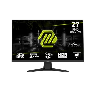 MSI MAG 274F 27", IPS, 200Hz, 0.5ms, FHD (1920 x 1080), Adaptive Sync, HDR Ready Геймърски монитор