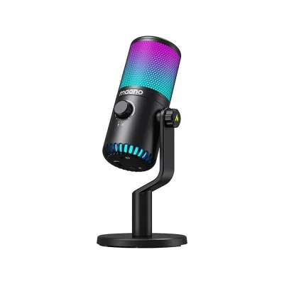 Maono DM30RGB Black USB Настолен геймърски микрофон