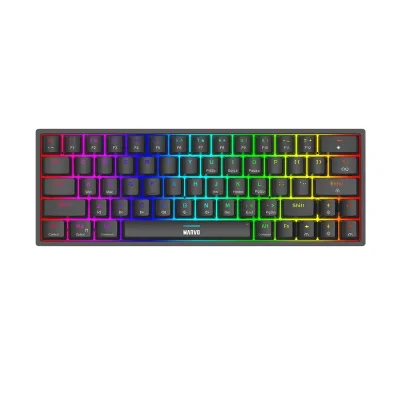 Marvo KG955 Shogo 63 Геймърска механична клавиатура с Marvo Yellow Linear Pre-Lubed суичове