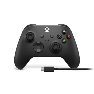 Microsoft Xbox Wireless Controller + USB-C Cable Black Безжичен геймпад за XBOX, PC и Android