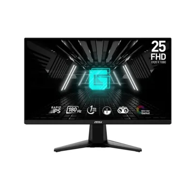 MSI G255F 25" IPS, 180Hz, 1ms, FHD (1920 x 1080), Adaptive-Sync Геймърски монитор