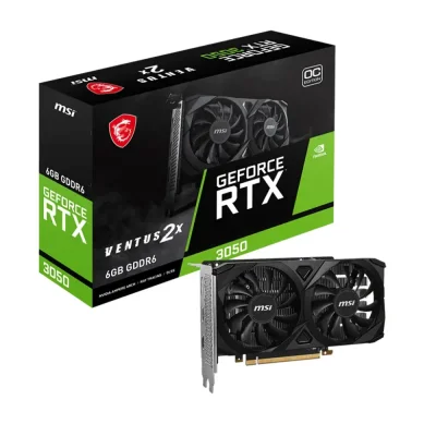 MSI GeForce RTX 3050 VENTUS 2X 6GB GDDR6 OC Edition Видео карта