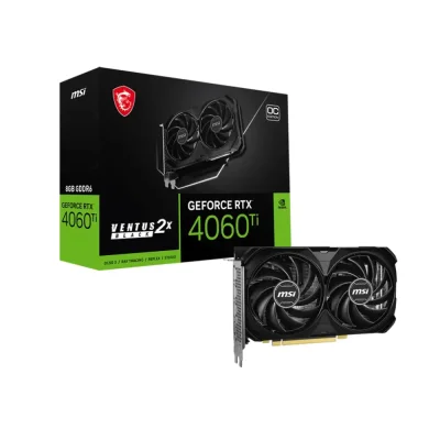MSI GeForce RTX 4060 Ti 8GB GDDR6 VENTUS 2X Black E1 OC Edition Видео карта