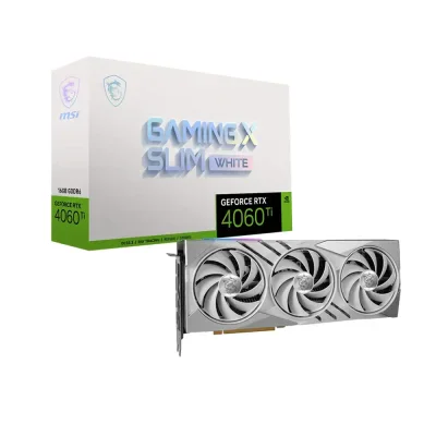 MSI GeForce RTX 4060 Ti GAMING X SLIM WHITE 16GB GDDR6 Видео карта